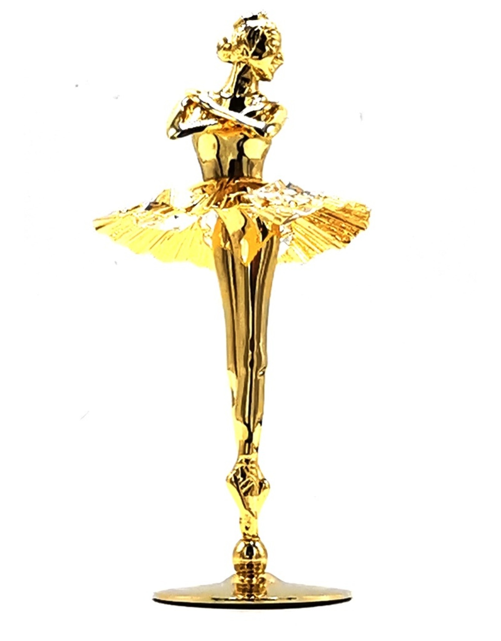 Crystal Temptations Miscellaneous - Miniature Ballet Dancer Gilded with Swarovski