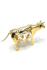 Crystal Temptations Miscellaneous - Miniature Cow Gold-plated and with Swarovski