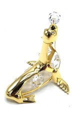 Crystal Temptations Miscellaneous - Miniature Seal Gold-plated and with Swarovski