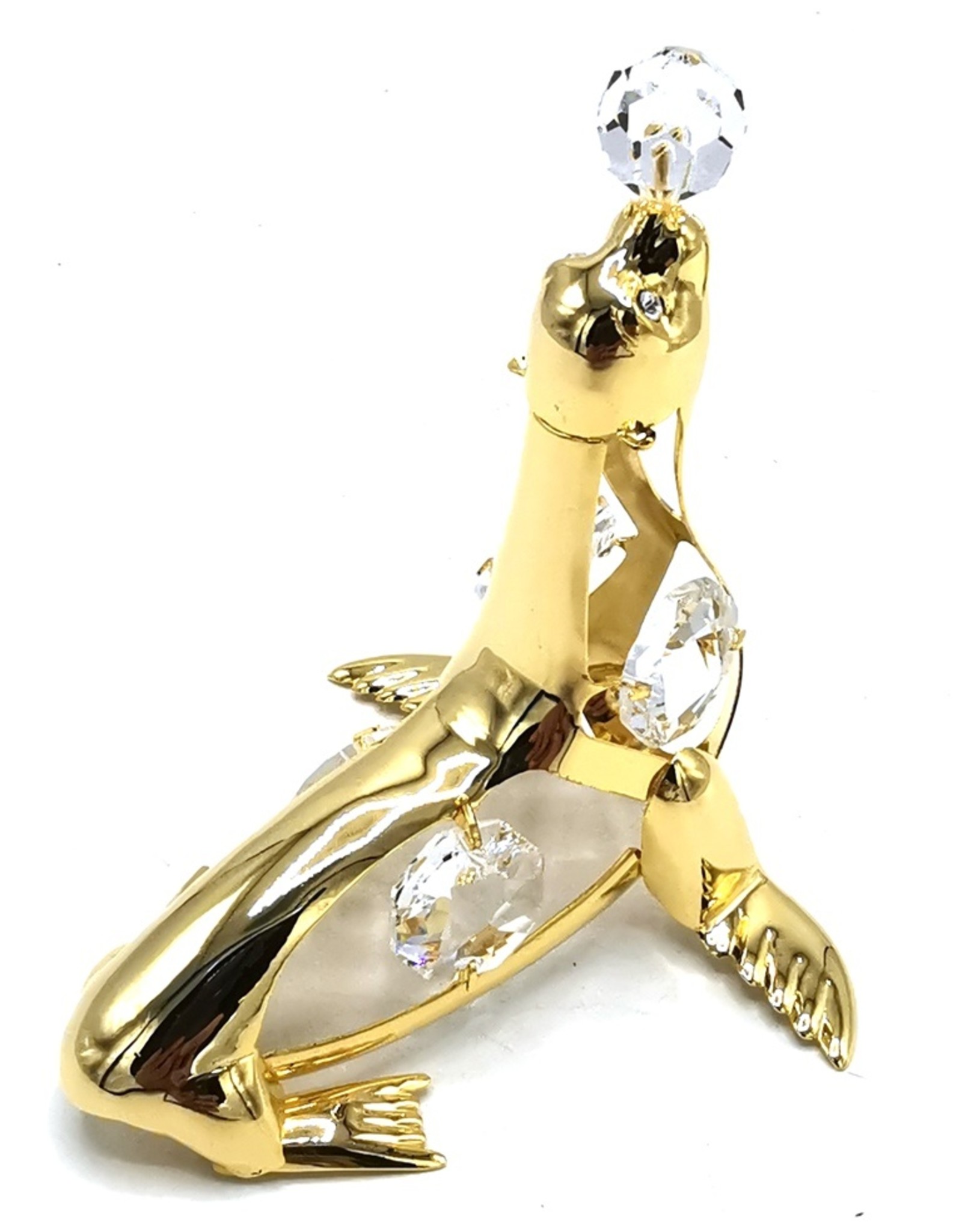 Crystal Temptations Miscellaneous - Miniatuur Zeehond Verguld en met Swarovski