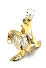 Crystal Temptations Miscellaneous - Miniatuur Zeehond Verguld en met Swarovski