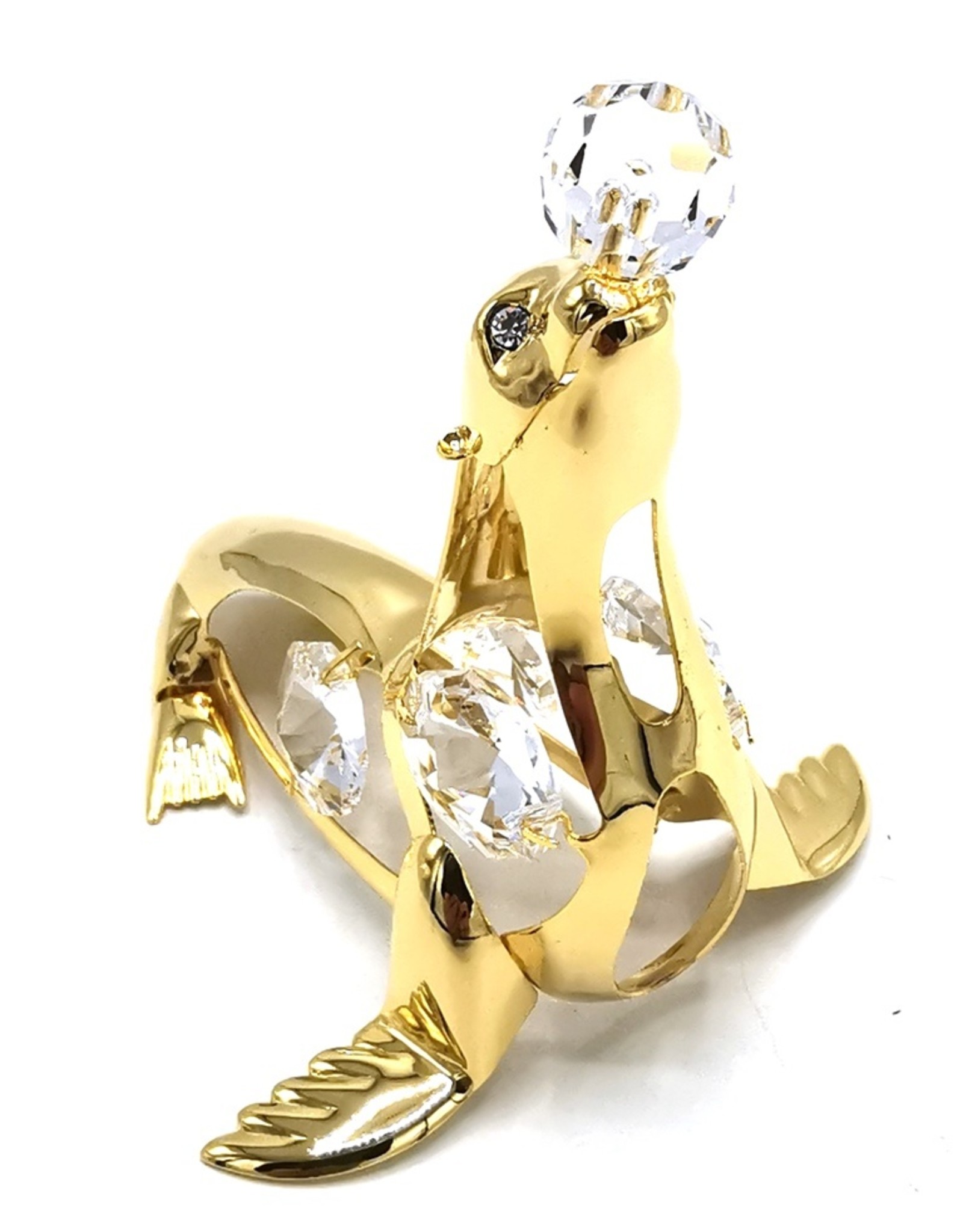 Crystal Temptations Miscellaneous - Miniature Seal Gold-plated and with Swarovski