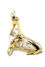 Crystal Temptations Miscellaneous - Miniature Seal Gold-plated and with Swarovski