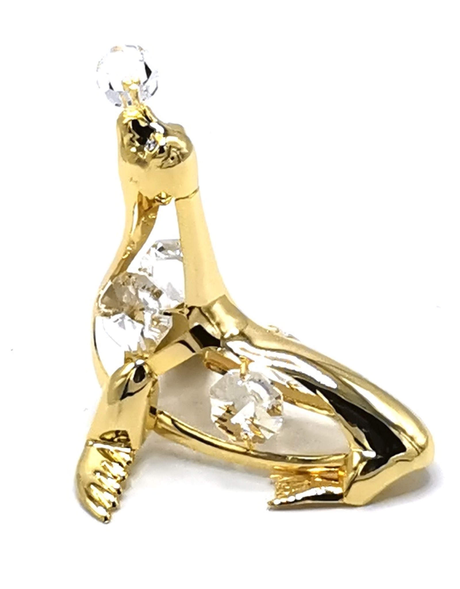 Crystal Temptations Miscellaneous - Miniatuur Zeehond Verguld en met Swarovski