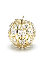 Crystal Temptations Miscellaneous - Miniature Apple Gold-plated and with Swarovski