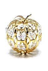 Crystal Temptations Miscellaneous - Miniature Apple Gold-plated and with Swarovski