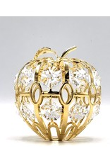 Crystal Temptations Miscellaneous - Miniature Apple Gold-plated and with Swarovski