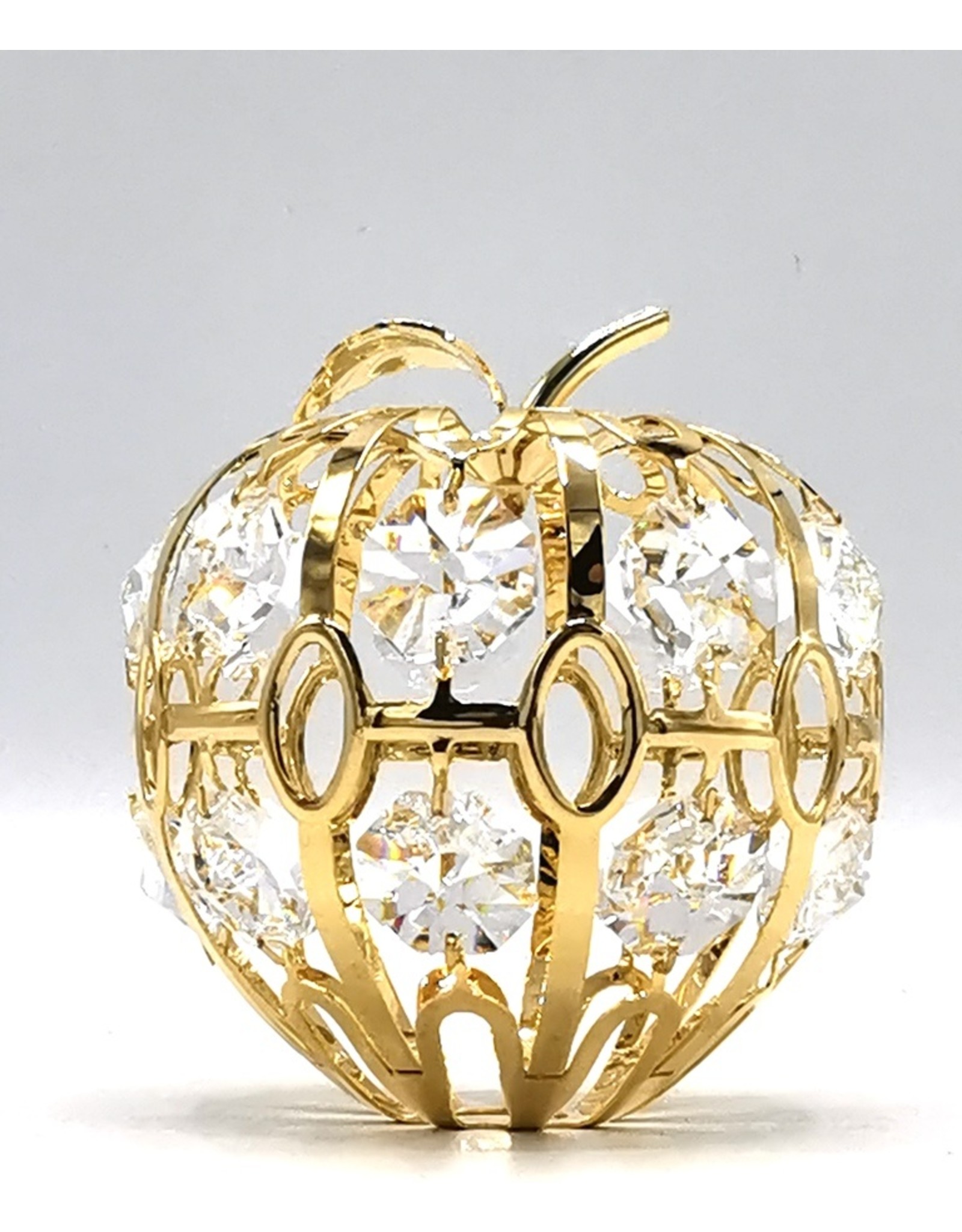 Crystal Temptations Miscellaneous - Miniature Apple Gold-plated and with Swarovski