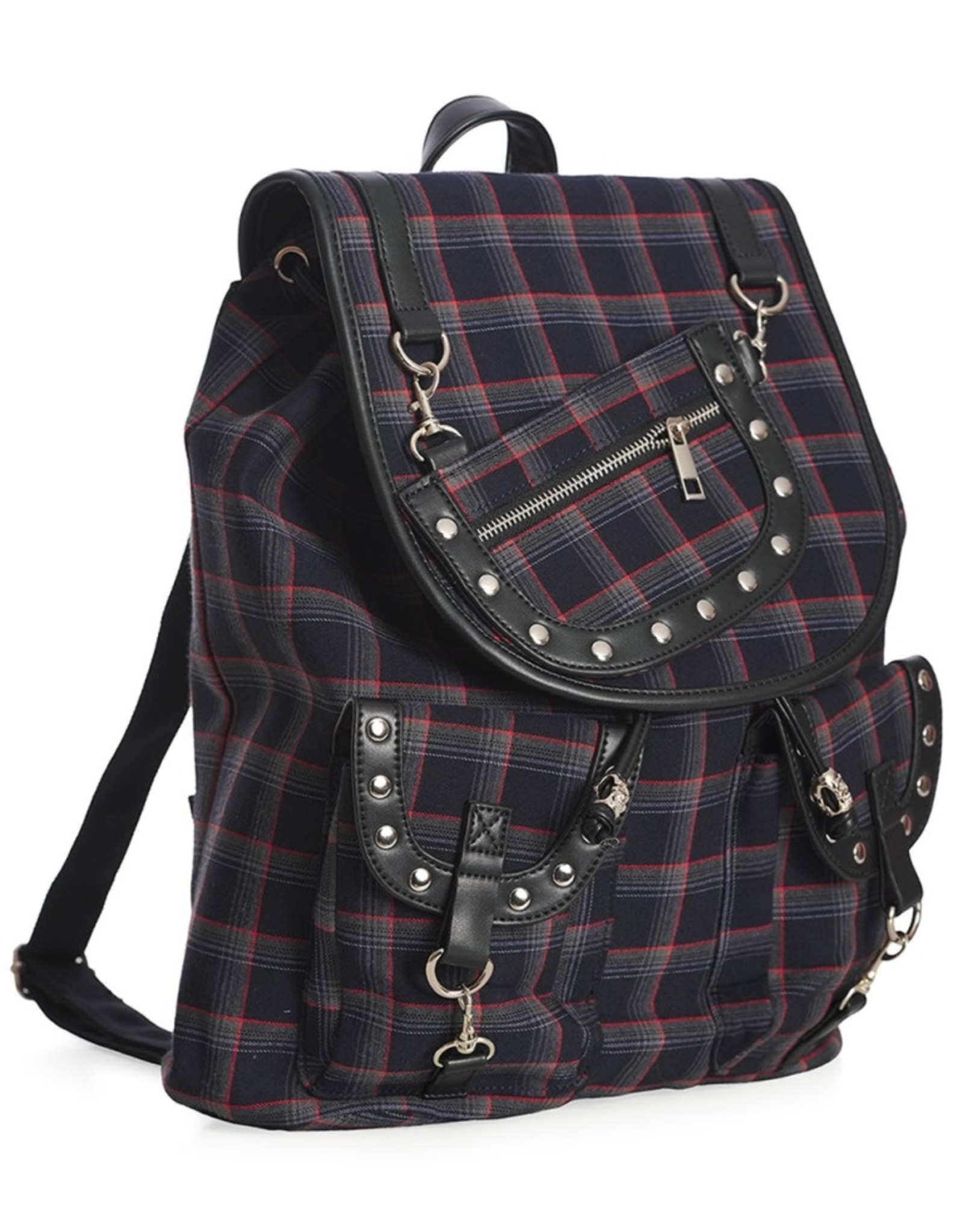 Banned Backpacks - Banned Yamy Tartan backpack multicolor