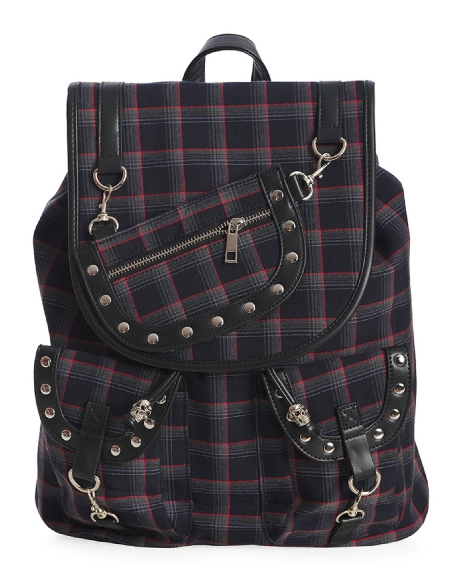 Banned Backpacks - Banned Yamy Tartan backpack multicolor