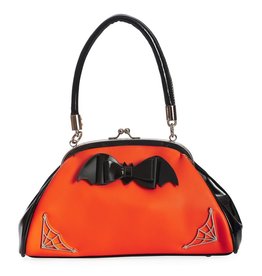 Banned Old Hallows Eve Handbag Orange-Black