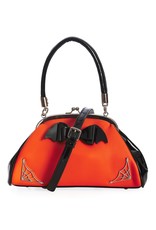 Banned Retro bags  Vintage bags - Old Hallows Eve Handbag Orange-Black