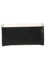 Banned Retro bags  Vintage bags - Scalloped Vintage Purse black-white