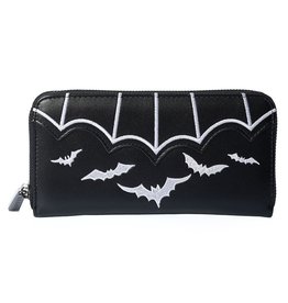 Banned Salem Wallet with embroidered Bats