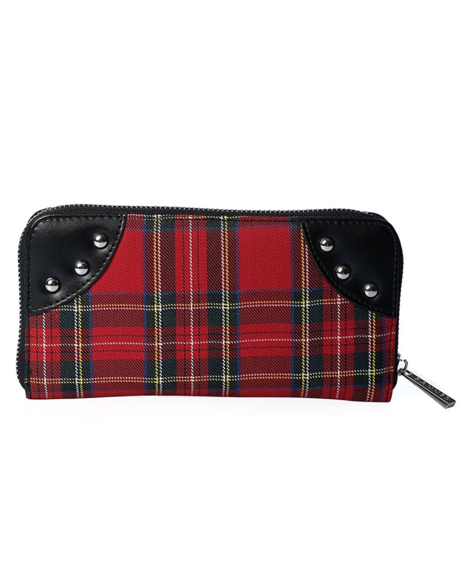 Banned Gothic portemonnees - Tartan Portemonnee met Handboeien