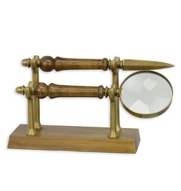 Trukado Magnifying Glass and Letter Opener  on a Stand