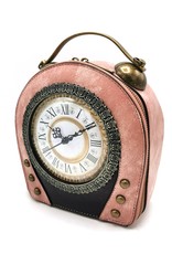 Magic Bags Steampunk bags Gothic bags -   Vintage Clock handbag with Working Clock (old rose)