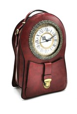 Magic Bags Gothic bags Steampunk bags - Steampunk Backpack with Real Working Clock d.red