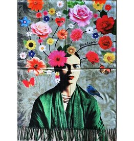 Frida Kahlo Passion Scarf-Wrap 180x70cm