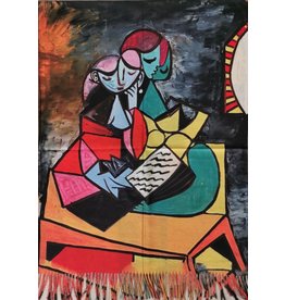 The Lesson Pablo Picasso Shawl - Doublesided
