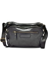 HillBurry Leather bags - HillBurry Shoulder bag Washed Leather black