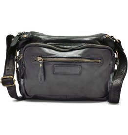 HillBurry HillBurry Shoulder bag Washed Leather black