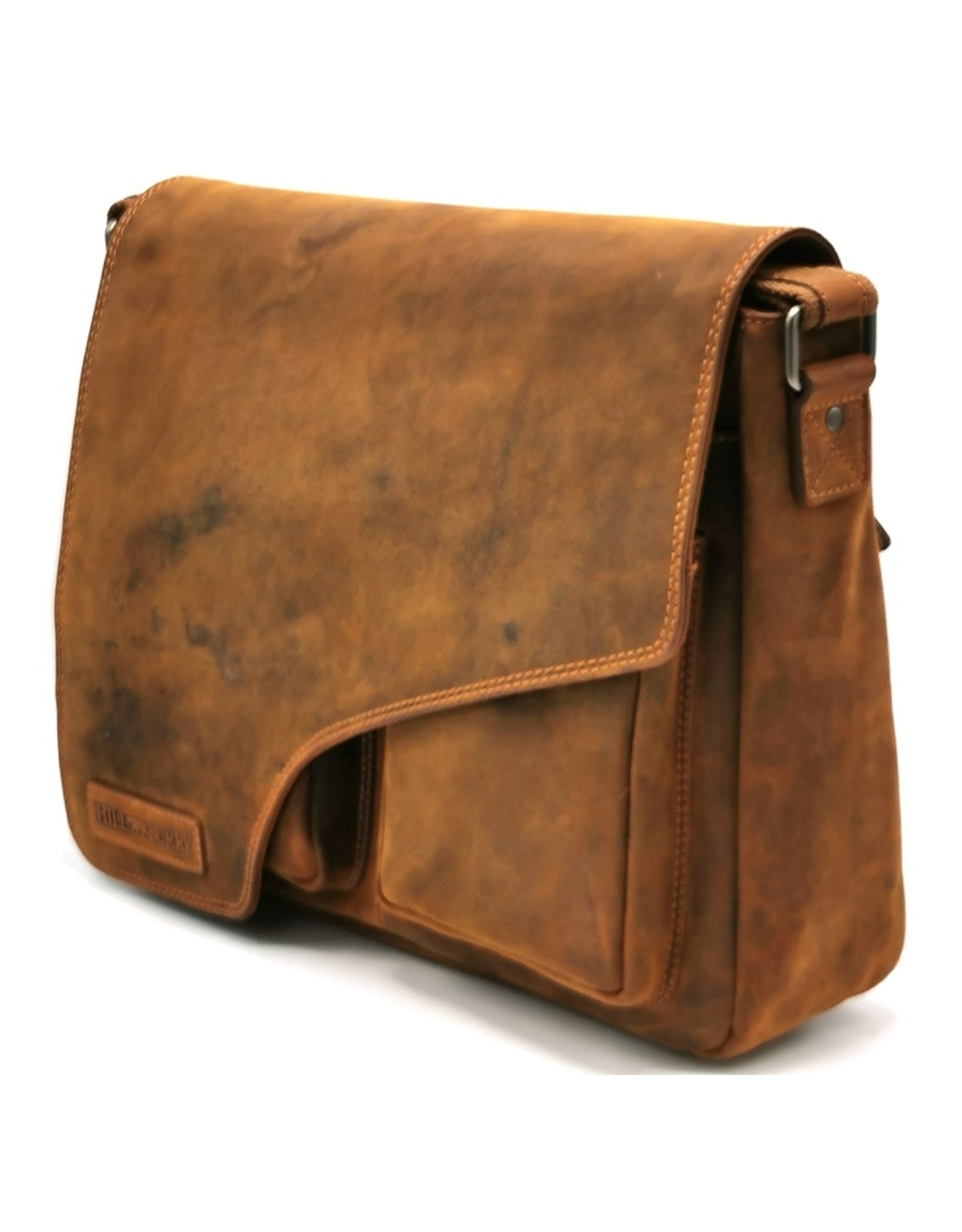 HillBurry Leren tassen - HillBurry Leren Laptoptas  met holster omslag