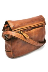 HillBurry Leren schoudertassen Leren crossbody tassen - Hillburry schoudertas holster omslag gewassen leer cognac