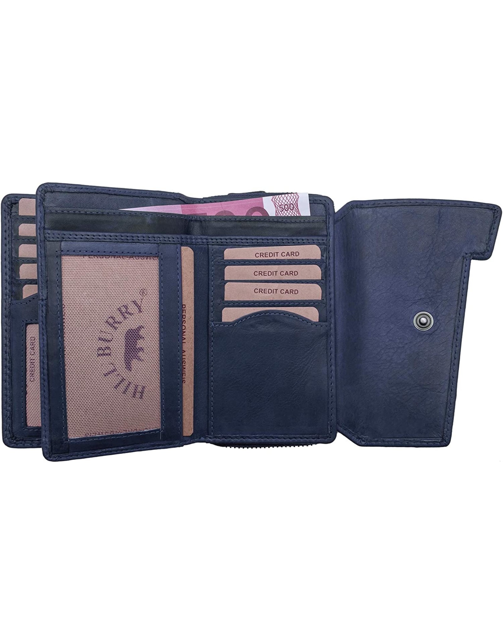 HillBurry Leather wallets - Hillburry leather wallet  with RFID