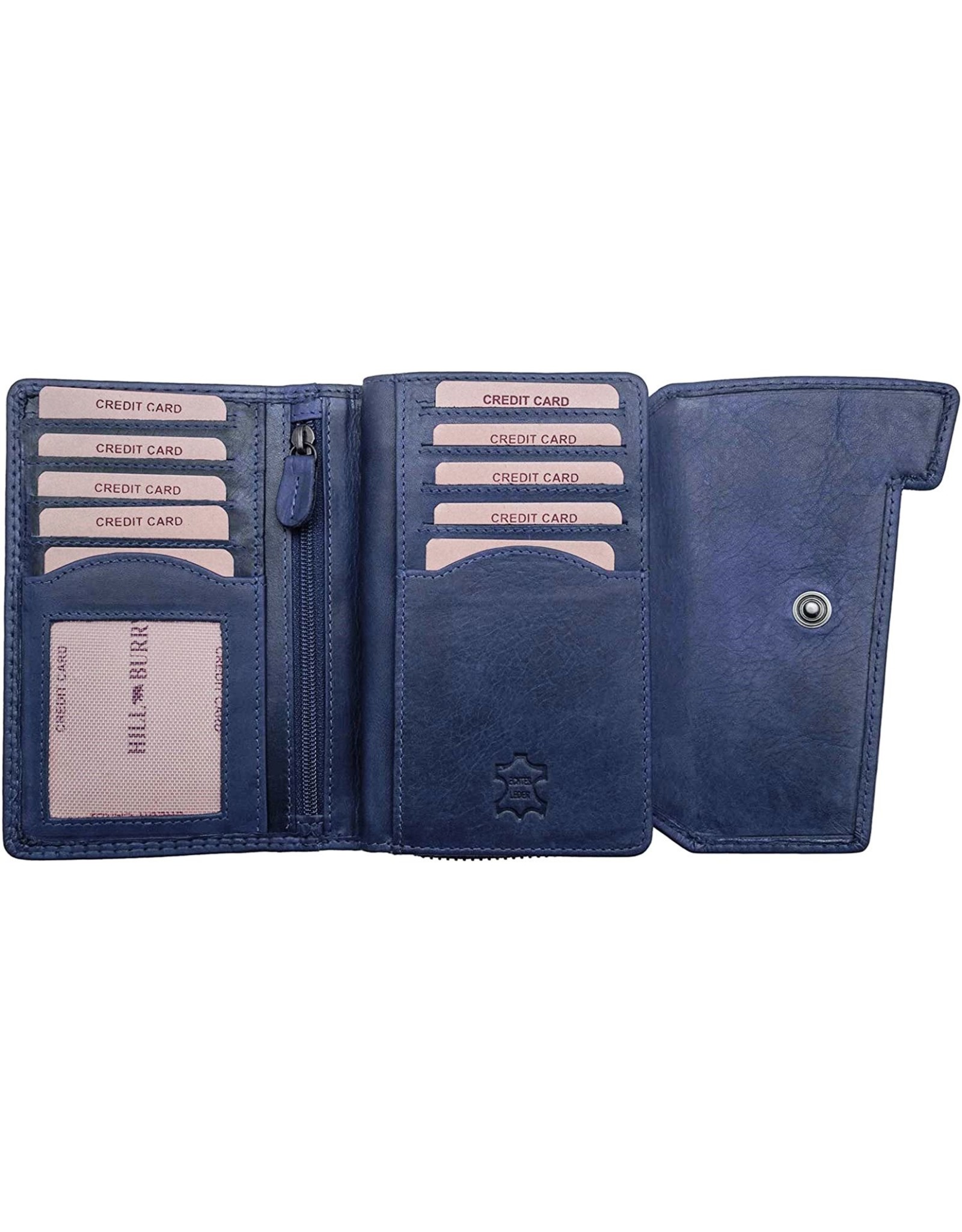 HillBurry Leather wallets - Hillburry leather wallet  with RFID