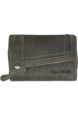 HillBurry Leather wallets - HillBurry Leather Wallet Grey  with RFID