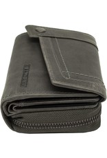 HillBurry Leather wallets - HillBurry Leather Wallet Grey  with RFID