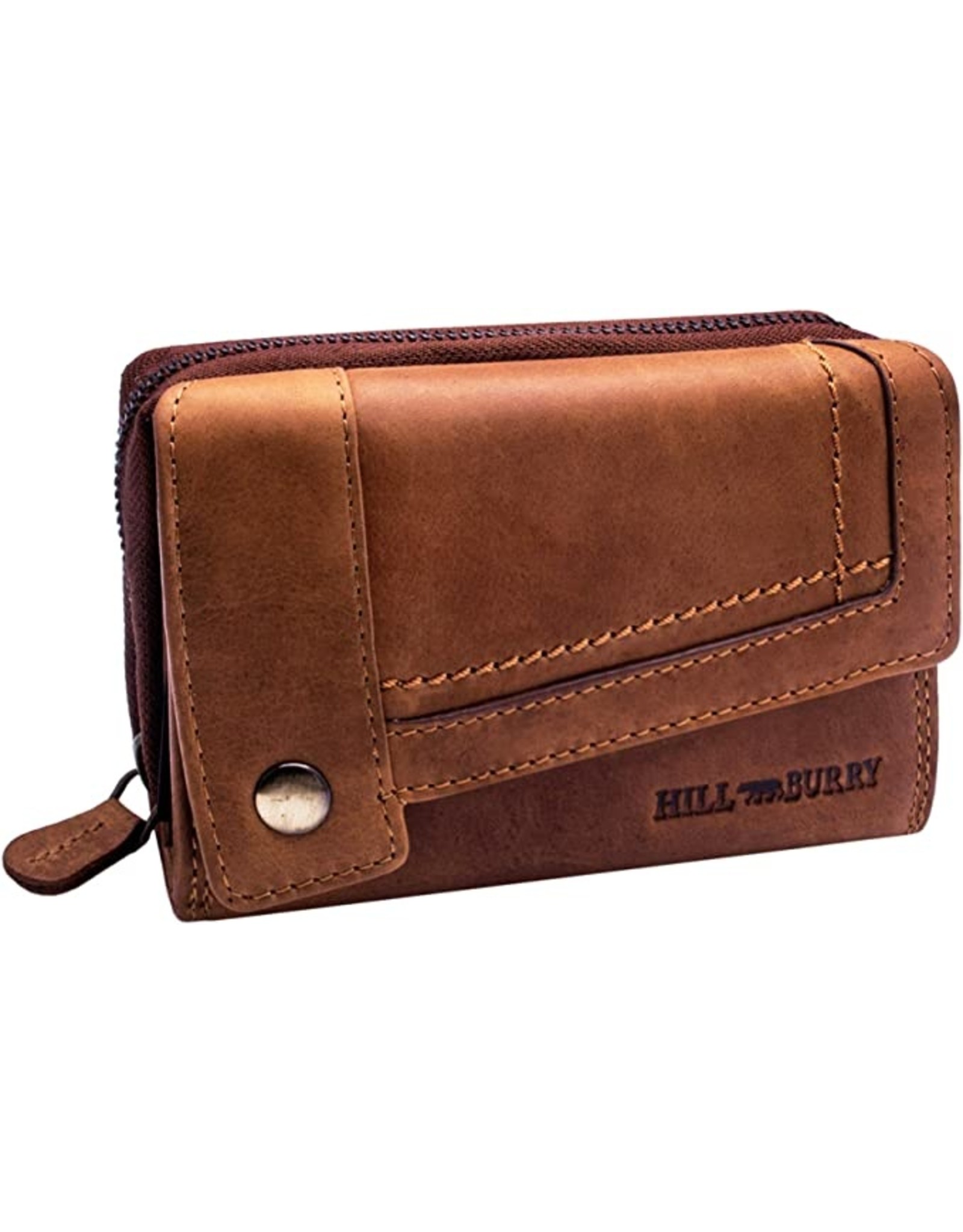 HillBurry Leather wallets - Hillburry leather wallet brown (cognac)