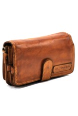 HillBurry Leather Festival bags, waist bags and belt bags - HillBurry Shoulder Bag-Wallet-Phone holder washed leather