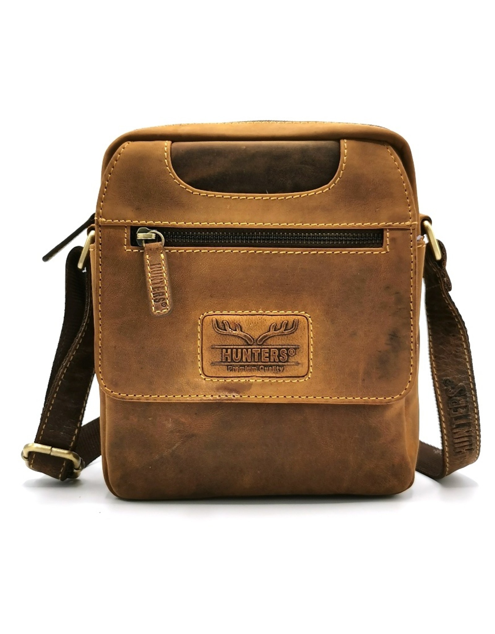 Hunters Leather shoulder bags Leather crossbody bags - Hunter crossbody bag Buffalo leather