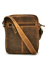 Hunters Leather bags - Hunters shoulder bag with long cover small