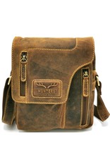 Hunters Leren Schoudertassen Leren crossbody tassen - Hunters Crossbody met Holster omslag