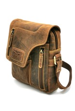 Hunters Leren Schoudertassen Leren crossbody tassen - Hunters Crossbody met Holster omslag