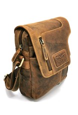 Hunters Leren Schoudertassen Leren crossbody tassen - Hunters Crossbody met Holster omslag