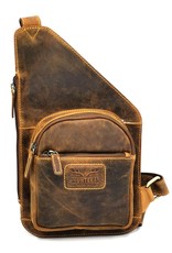 Hunters Leren tassen - Leren Crossbody Holster Hunters - Buffelleer