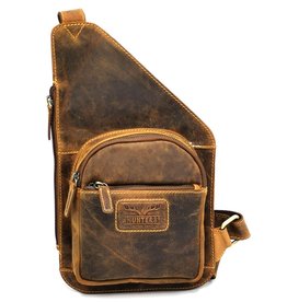 Hunters Leren Crossbody Holster Hunters - Buffelleer