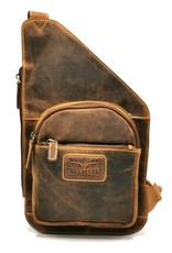 Hunters Leather bags - Leather crossbody holster Hunters - Buffalo leather