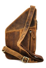 Hunters Leather bags - Leather crossbody holster Hunters - Buffalo leather