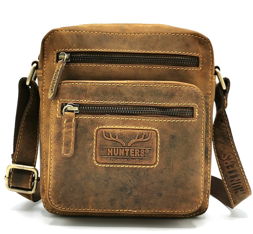 Hunters crossbody Buffalo leather square (small) Boutique Trukado