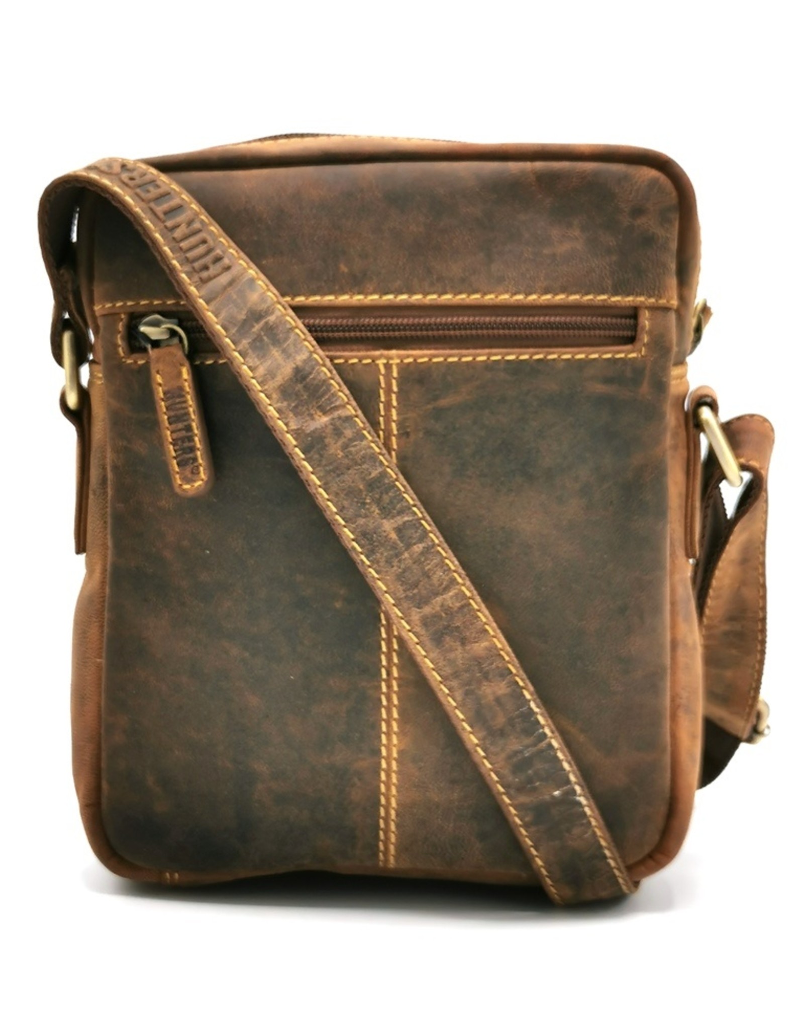 Hunters Leather shoulder bags Leather crossbody bags - Hunters crossbody Buffalo leather rectangle medium