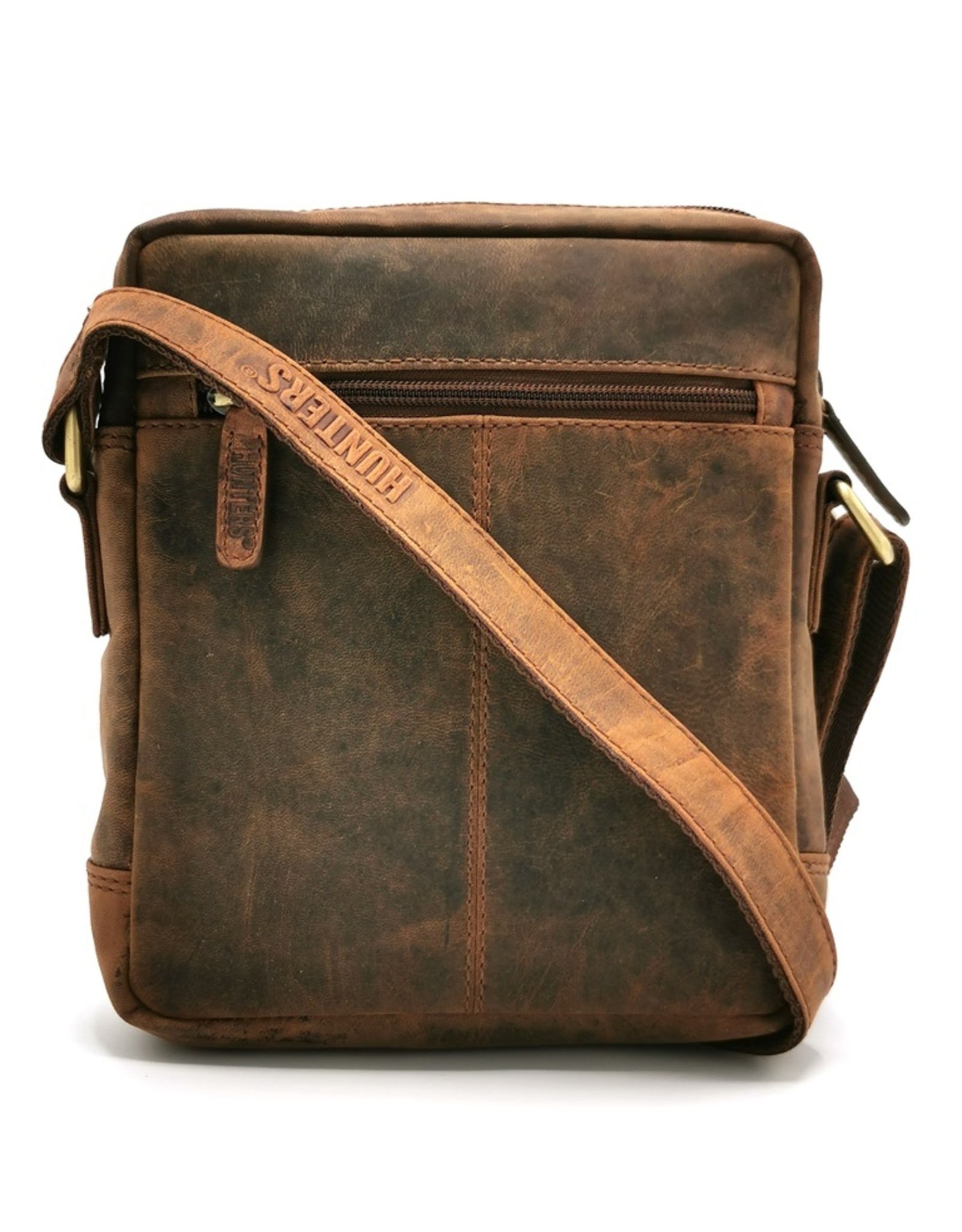 Hunters Leather bags - Hunters Leather Crossbody with pockets - Buffalo leather