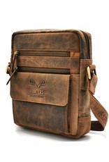 Hunters Leather bags - Hunters Leather Crossbody with pockets - Buffalo leather