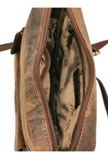 Hunters Leather bags - Hunters Leather Crossbody with pockets - Buffalo leather