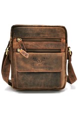 Hunters Leather bags - Hunters Leather Crossbody with pockets - Buffalo leather