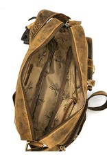 Hunters Leather shoulder bags Leather crossbody bags - Hunters Shoulder bag with compartments - Buffalo leather